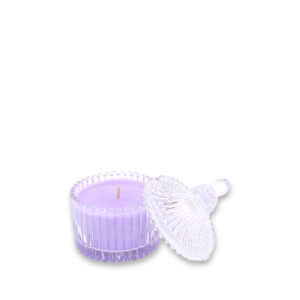 Clear Carousel Candle Violet Aura Fragrance