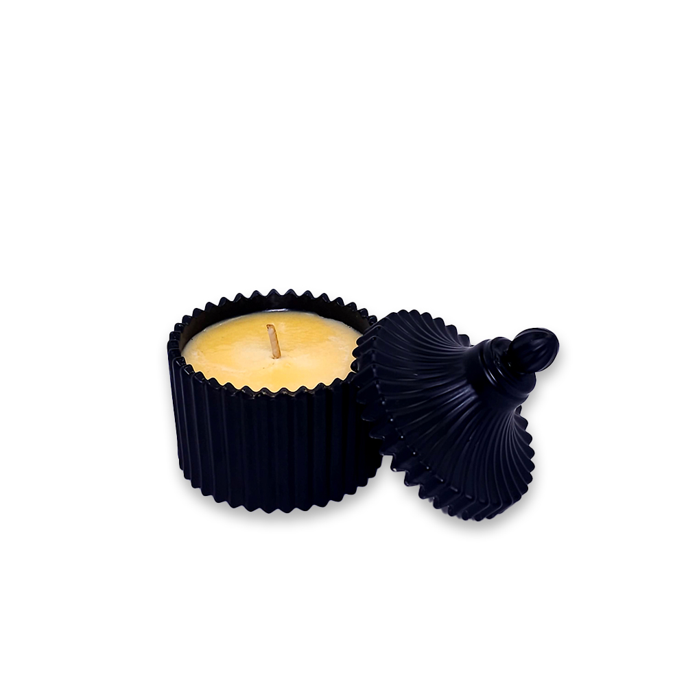 Soy Wax Carousel Candle Matt Black Tropical Orange Blossom – All Products